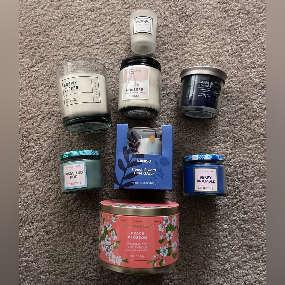 Assorted Scented Candles Collection